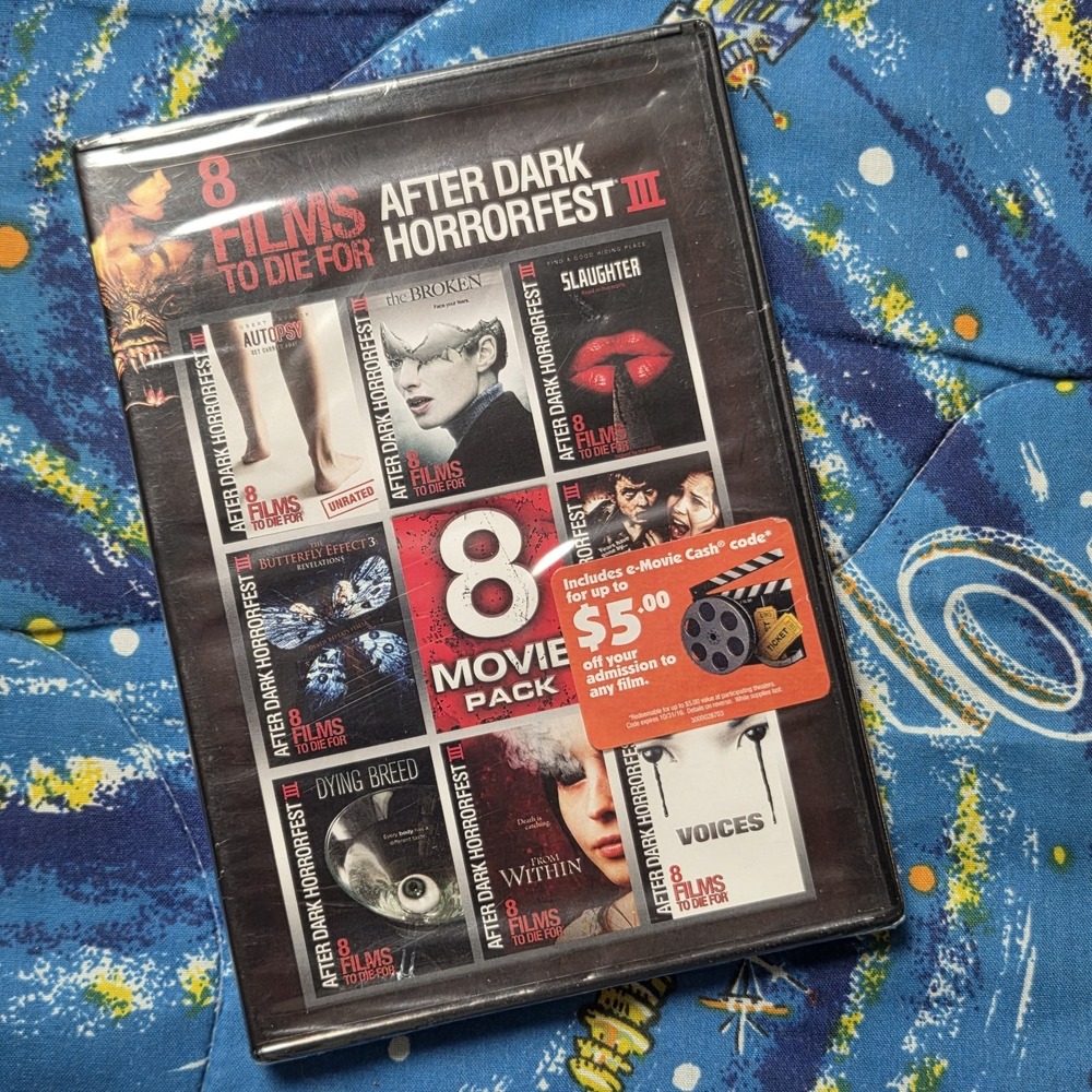 New 8 Films To Die For 2 DVD 2012 After Dark Horrorfest 3 Sealed